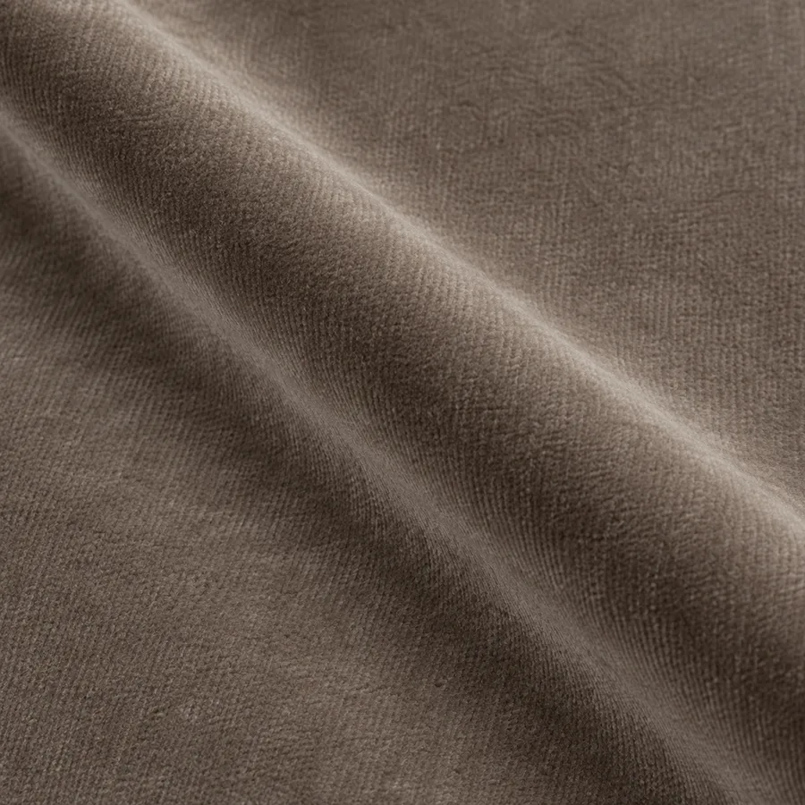 Close-up of mushroom plain velvet pile